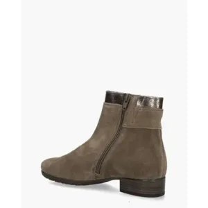 Gabor 32.713.30 Bruin/Metallic Dames Enkellaarzen
