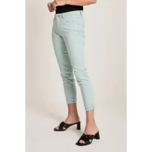 Para Mi dames broek: Bowie, Color Denim, Dusty Blue ( PARA.351 )