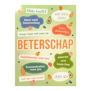 Kaart - A4 formaat - Beterschap - MAX030