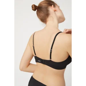 Ysabel Mora Cotton bralette in zwart