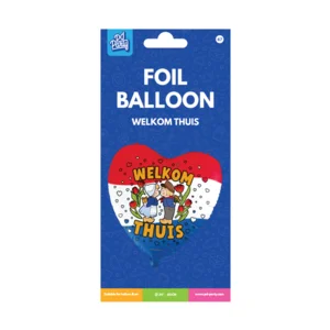 Folieballon - Welkom thuis - XL - 60cm - Zonder vulling