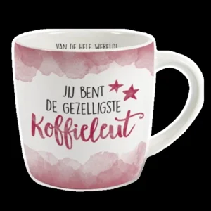 Mok - Jij bent de gezelligste koffieleut - Met binnentekst
