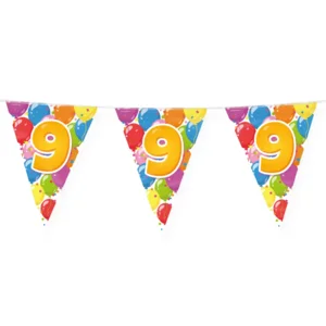 Vlaggenlijn - 9 jaar - Feest - 10m