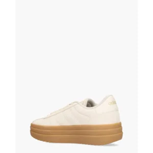 Adidas VL Court Bold JQ5633 Beige/Wit Damessneakers
