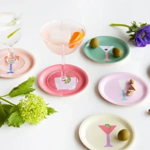 Onderzetters Cocktails set van 6 | BLU KAT