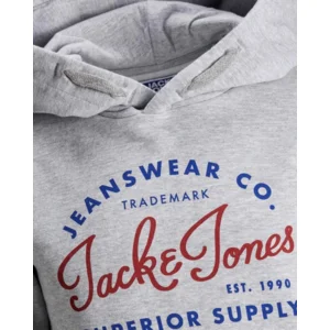 Hoodie / Sweater - Jack & Jones grijs 164