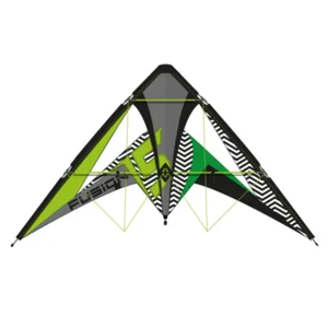 Vlieger - Fusion - Delta stunt - Dubbele lijn - 145x73cm - 1st. - Willekeurig geleverd