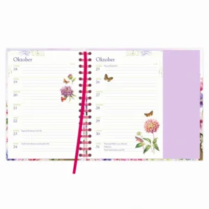 Agenda - Hibiscus - Janneke Brinkman - Spiraal, luxe - 2027 - 11x15,5cm