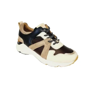 Fred De La Bretoniere Sneaker FR001004033W Zwart/Ecru