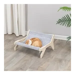 Trixie Hangmat Hout Onbehandeld Grijs 47X24X38 cm