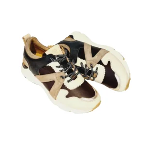 Fred De La Bretoniere Sneaker FR001004033W Zwart/Ecru