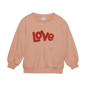 Minymo Meisjes Sweater Love Roze (Canyon Sunset)