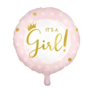 Folieballon - It's a girl - 46cm - Zonder vulling