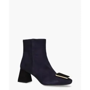 Eva Luna 6537 Donkerblauw/Zwart Dames Enkelboots