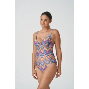 Prima Donna Swim Kea badpak in regenboogkleuren