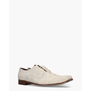 Floris Van Bommel De Draver 03.27 Lichtgrijs/Beige Heren Veterschoenen