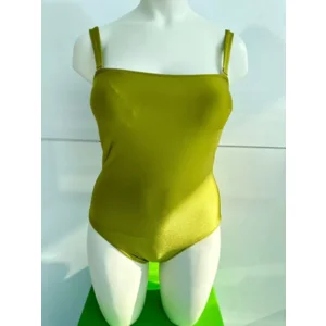 Ocean Couture Modern strapless voorgevormd badpak in groen