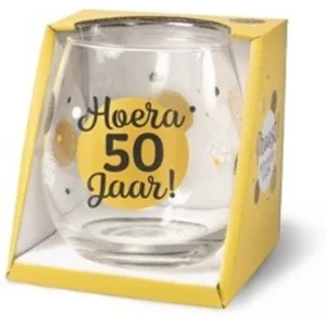 Glas - Water- & wijnglas - 50 Jaar