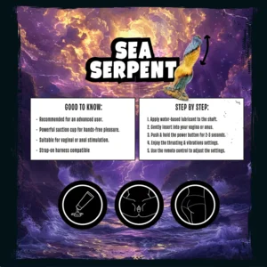 Mythical Mates Sea Serpent Stotende Dildo 26 Cm