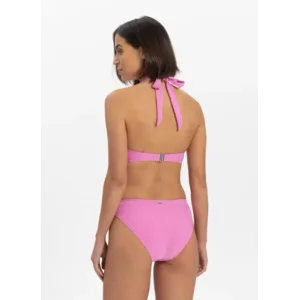 Cyell Paisley Pink strapless bikini in roos