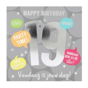 Kaart - Leeftijd & muziek - 19 jaar - 031A