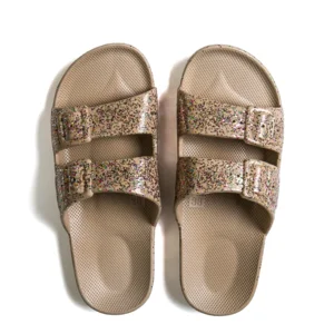 Moses fancy slipper geur zandkleur glitter