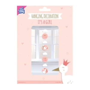 Hangdecoratie - It's a girl - 14x120cm