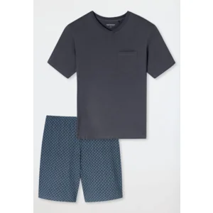 Schiesser - Comfort Essentials – Pyjama – 181153 – Graphit