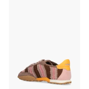 Hoff Bridge Woven Bruin/Multi Damessneakers