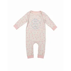 Baby Girls Jumpsuit Charlie Choe lange mouw en broek Butterfly kisses roos