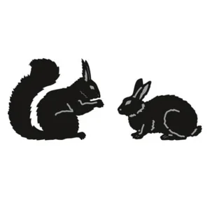 Marianne Design Craftables Tiny's dieren eekhoorn & konijn