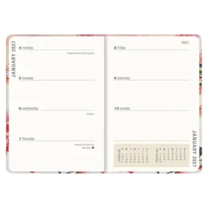 Agenda - 2027 - Compact - 16 maanden - Kersenbloesem - 12,7x17,8cm