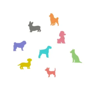 Balvi Glasmarkers Hond x8 Silicone