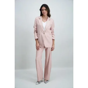 Signe Nature Broek: Rose / ecru gestreept ( SIGNE.1352 )