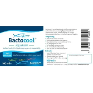 Bactocool® Aquarium 100 mL - levende en veilige bacterien - geef ammoniak en nitriet geen kans!