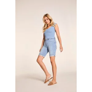 Para mi dames Jeans Short: Lyndsey, River blue ( PARA.357 )