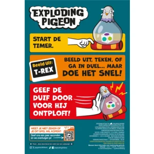 Spel - Familiespel - Exploding pigeon - 7+