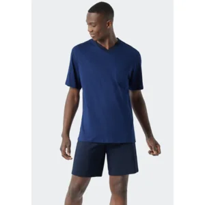 Schiesser – Essentials Nightwear – Pyjama – 178097 – Royal Blue