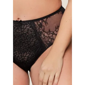 Lingadore Daily tailleslip in zwart en nude