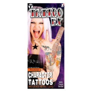 Tijdelijke tattoo's - Rock ster