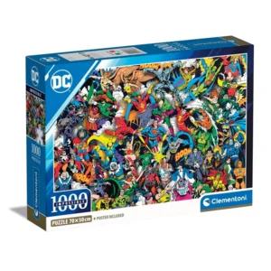 Clementoni puzzel - DC Comics - Impossible Legpuzzel - 1000 stukjes