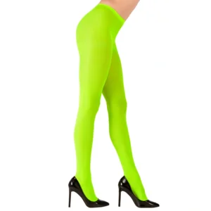 Panty neon groen - Legging in felle groene kleur