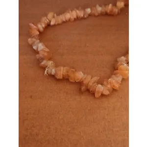 Edelsten: Carneool Split ketting