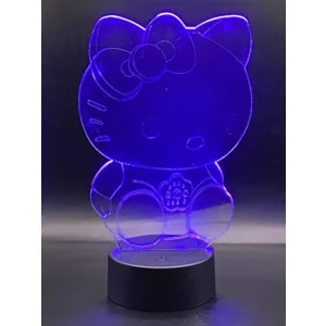 3D led lamp - Hello kitty