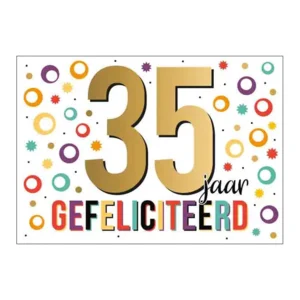 Kaart - Goud waard - 35 jaar - GWA22