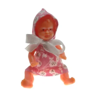 Babypopje - Emil Schwenk - Klein - 6cm - Gekleed - Jongen of meisje - Willekeurig geleverd