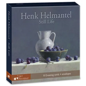 Kaartenmapje - 2 x 4 designs - Henk helmantel - Still life - 12x12cm