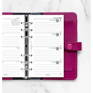 Filofax agendavulling Personal 2026 - 7 dagen /2 blz