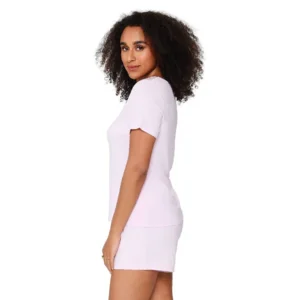 Lingadore Paradise Pink pyjama in lichtroze