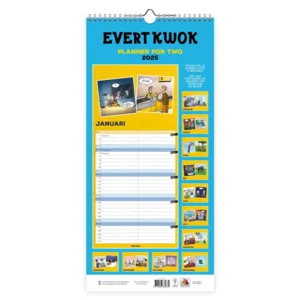 Kalender - 2025 - Evert Kwok - Life planner for 2 - 21x45cm